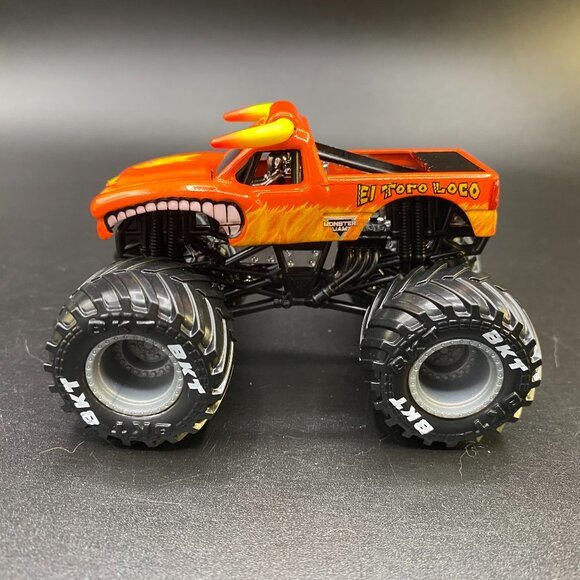Monster Jam El Toro Loco 1:64 Diecast Monster Truck Spin Master Orange - Picture 5 of 16